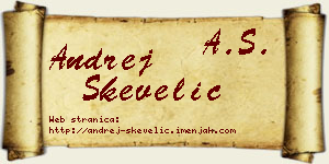 Andrej Skevelić vizit kartica